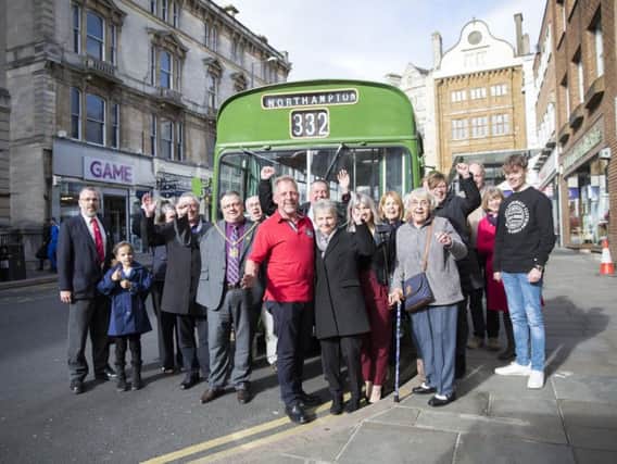 Three vintage buses were brought out of retirement for David Pratt's 60th birthday.
