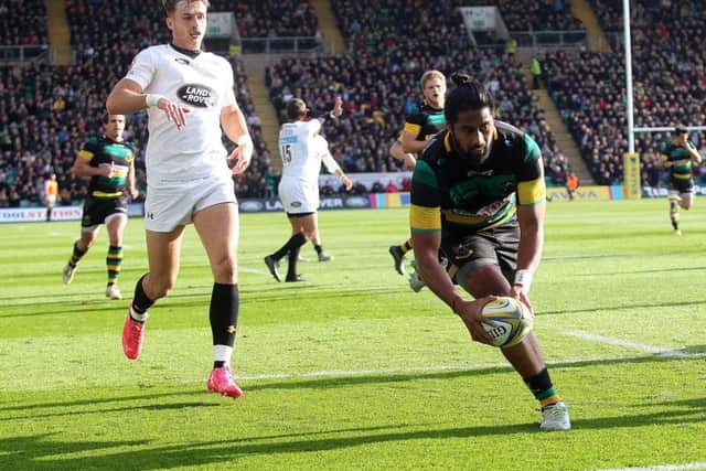 Ahsee Tuala scored for Saints (pictures: Sharon Lucey)