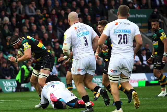 Tom Wood tried to take the fight to Wasps