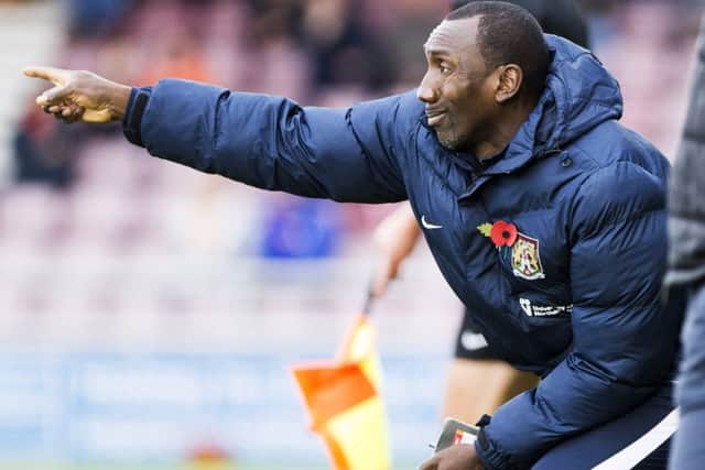 Cobblers boss Jimmy Floyd Hasselbaink