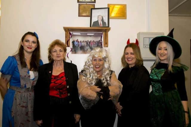 Barbara with four generations of her family. From L-R: Tarnia Slater, Barbara Smith, Janis Slater, Nikki Smith and Gemma Capstick.