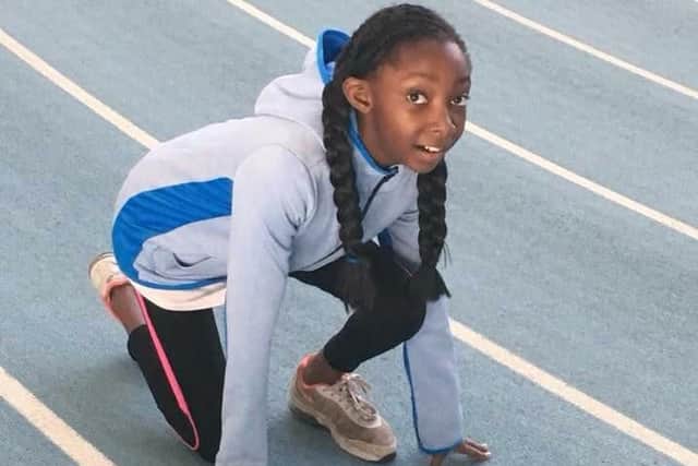 Savannah Morgan, the fastest 10-year-old in the country.