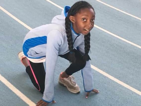 Savannah Morgan, the fastest 10-year-old in the country.
