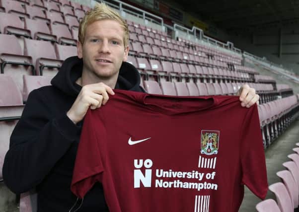 Ryan McGivern has signed for the Cobblers on a short-term contract