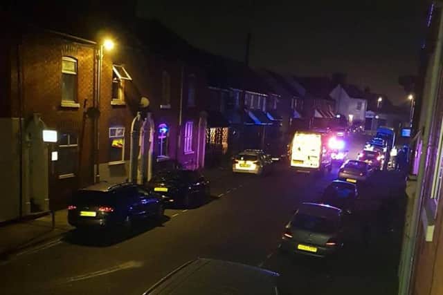 Military Road was taped off by police on Friday night (November 3).
