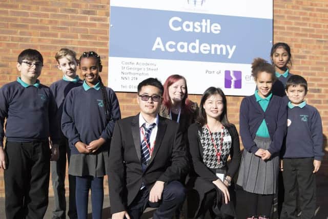 Mr Chen and Miss Leng are teaching multiplication and fractions at Castle Academy.