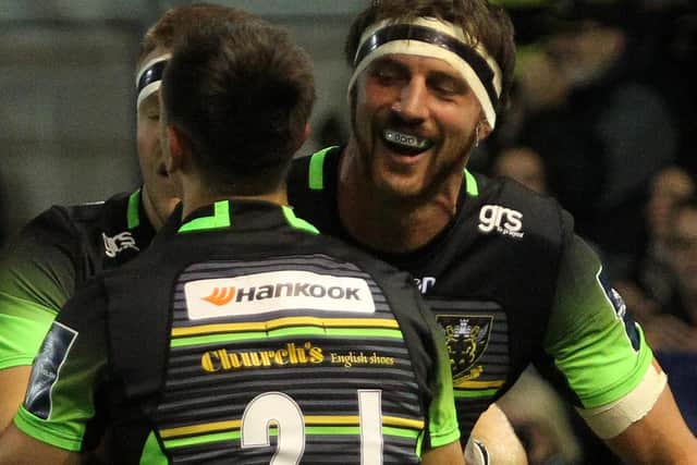 Tom Wood will be at Franklin's Gardens for Tuesday night's book signing event (picture: Sharon Lucey)