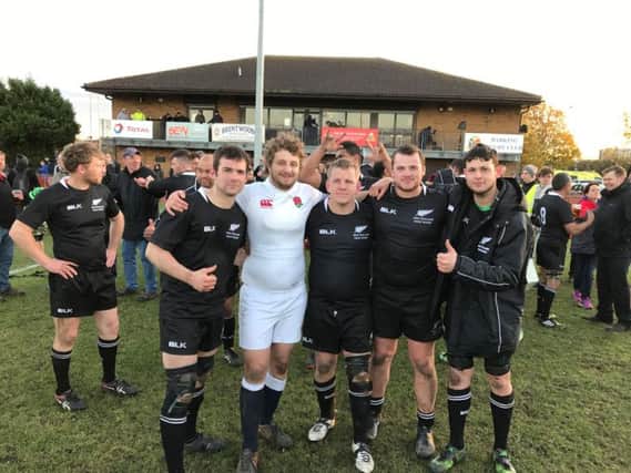 Jack Hunt helped the England Deaf Rugby team to victory against the All Blacks