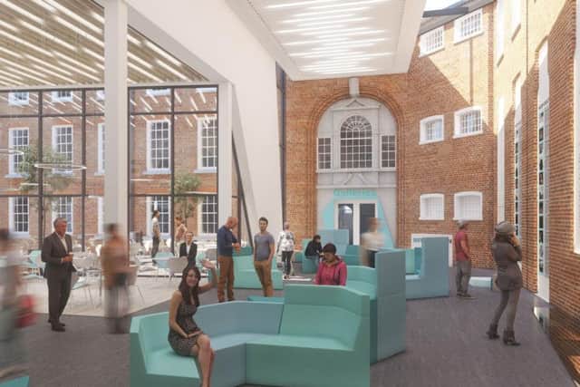 Artist's impression of the new gallery interior.