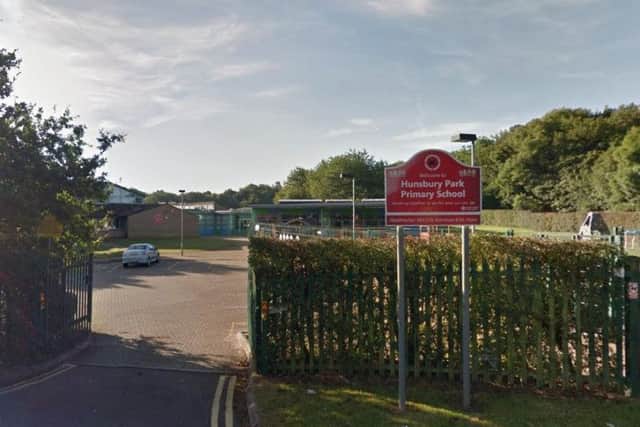 The land out back of the Hunsbury Park Primary School could be used to build up to 50 houses.