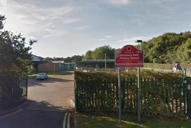 The land out back of the Hunsbury Park Primary School could be used to build up to 50 houses.