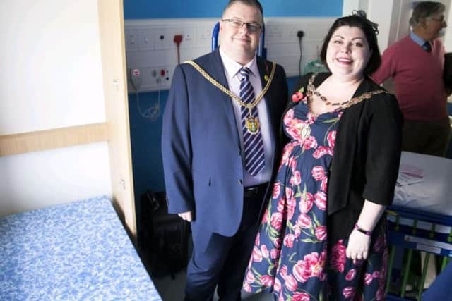 Councillor, Gareth Eales and the mayoress, councillorTerrie Eales.