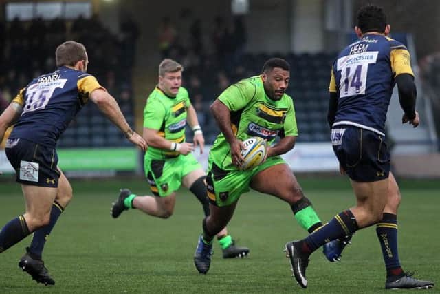 Jamal Ford-Robinson came on for the injured Kieran Brookes at half-time